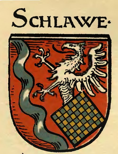 3. Herb Sławna z herbarza Huppa („Wappen und Siegel der deutschen Städte, Flecken und Dörfer“, Frankfurt 1898, s. 27)-1