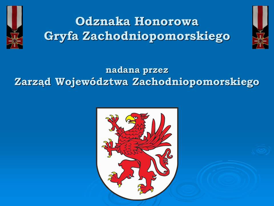 Odznaka Honorowego Gryfa Zachodniopomorskiego